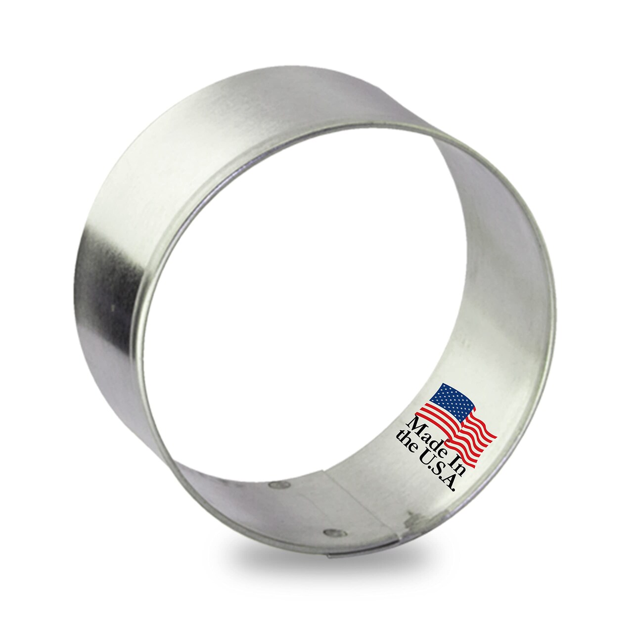 CookieCutter.Com Round Cookie Cutter 2 in –Tin Plated Steel Cookie Cutters – Made In The USA